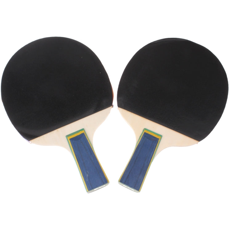 Ping-pong Table Tennis Double-sided Anti-plastic Table Tennis Bats - Brachypodium Pen Grip with 3 Balls
