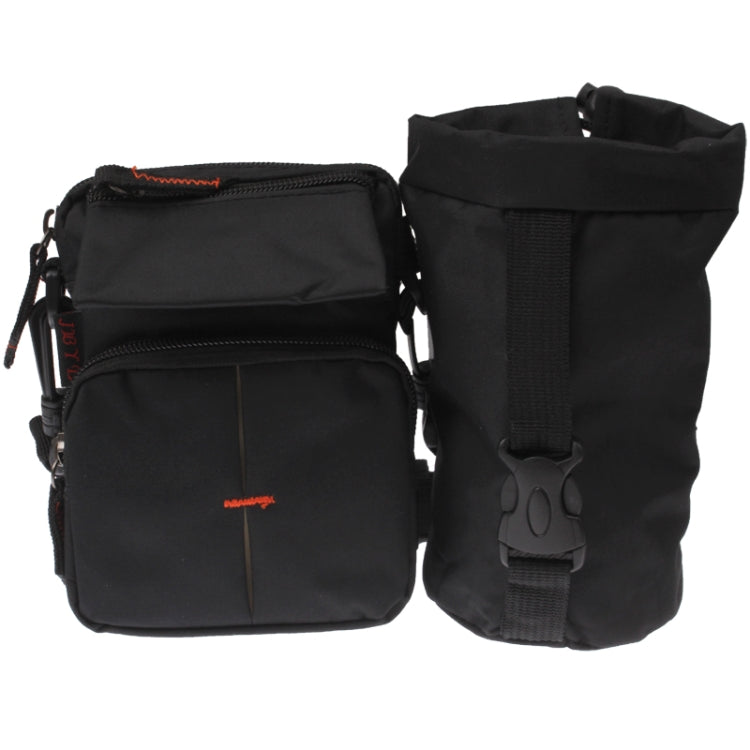 Nylon Waist Bag / Inclined Shoulder Bag with Kettle Pocket