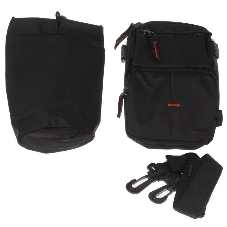 Nylon Waist Bag / Inclined Shoulder Bag with Kettle Pocket