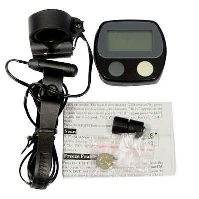 Bicycle LCD Cycle Computer Odometer Speedometer