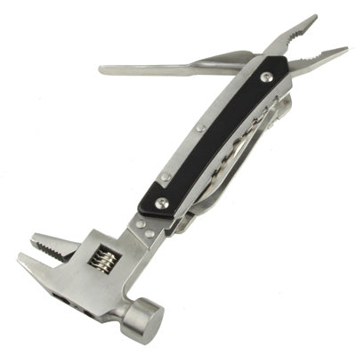 Outdoor Stainless Steel Multi-function Hammer (Hammer, Wrench, Pliers, Saw Blade, Knife)