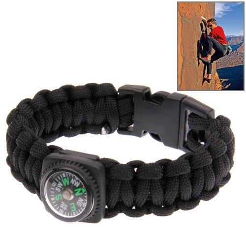 Multi-functional Nylon Braided Survival Bracelets with Compass