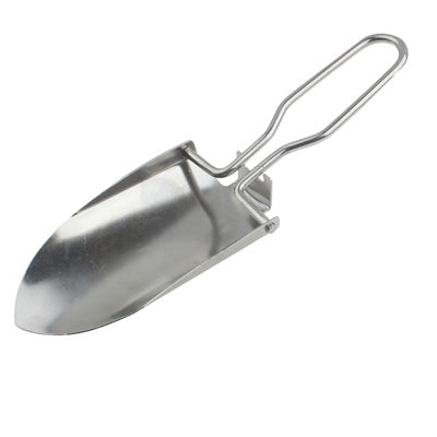 Folding Stainless Steel Hand Shovel(Silver)