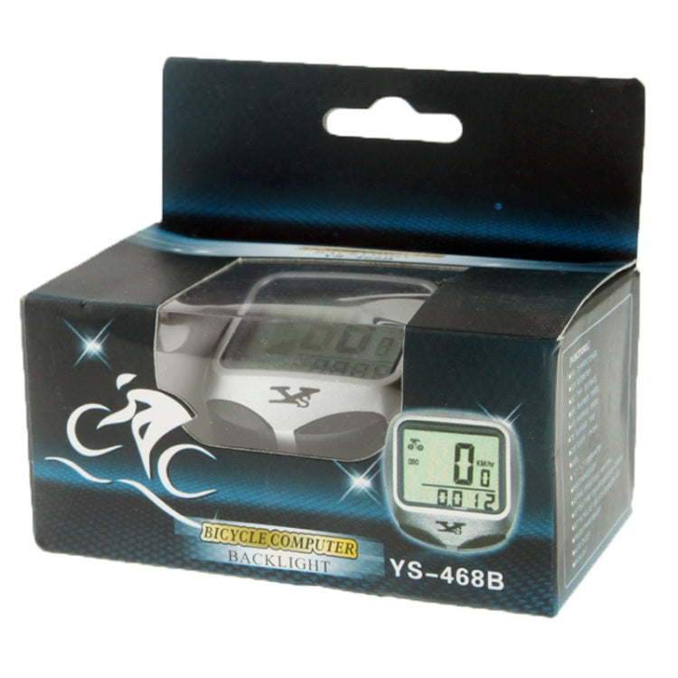YS-468B LCD Screen Electronic Bicycle Speedometer