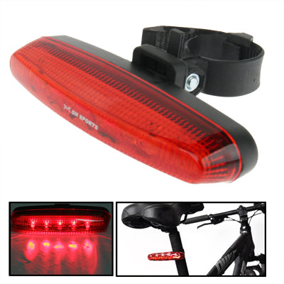 5 LED Strobe Bicycle Taillights with 4 Kinds of Light-emitting Mode