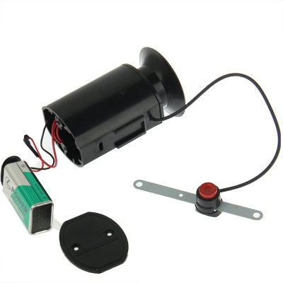 Bicycle Electronic Horn with 6 Different Voices(Black)