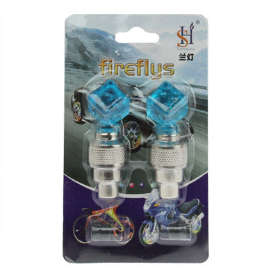 Bicycle Induction Blue hot wheels Valve lamp flashing LED tyre lights
