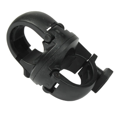 360 Degree Rotary Torch Flashlight Handlebar Large Size Mount Holder Bracket for Bicycle (Size: 25-30mm Diameter)