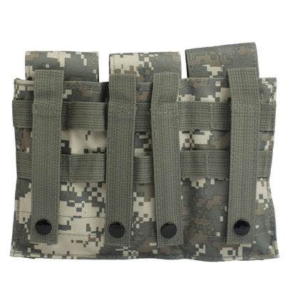 M4 Magazine Compatible Drop Leg Thigh Mounted Pouch with 3 Bags hook and loop fastener & Quick Release Buckles