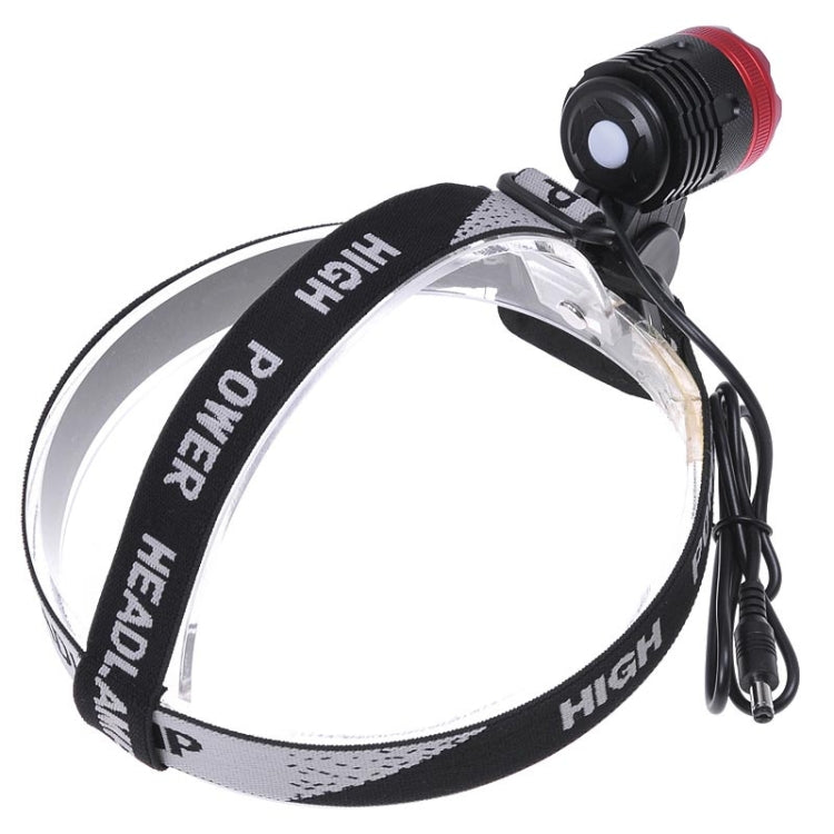 3 x CREE XM-L T6 1400LM 3-Mode Bicycle Light and Headlight, KX-H306(Red)