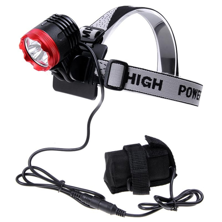 3 x CREE XM-L T6 1400LM 3-Mode Bicycle Light and Headlight, KX-H306(Red)