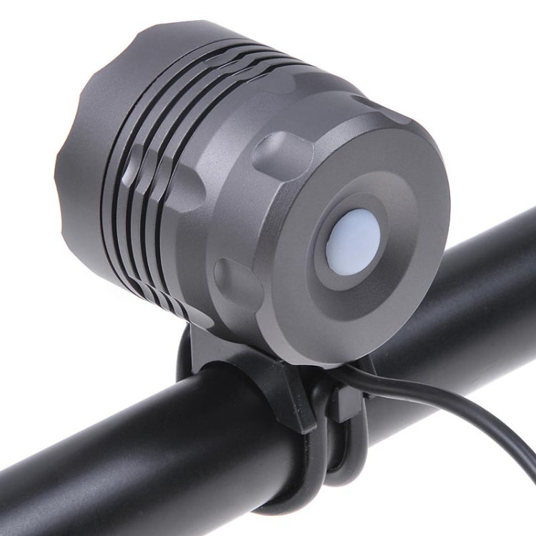 5 x CREE XM-L T6 1600~2000LM 3-Mode White Bicycle Light and Headlight (KX-H377)(Grey)