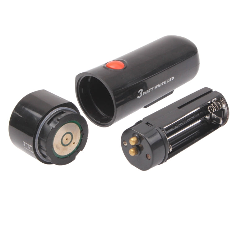 1 LED Safety Light Bike Head Flash Light with Mount Bracket