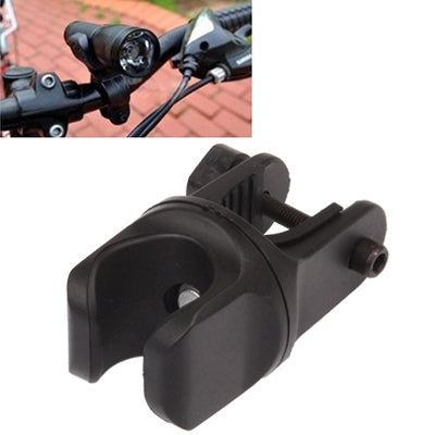 360 Degree Rotatable Torch Flashlight Handlebar Small Size Mount Holder Bracket for Bike Bicycle 23-25mm Diameter