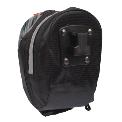 Cycling Bicycle Saddle Outdoor Pouch Seat Bag(Black)