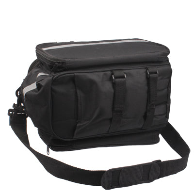 Multi-Function Cycling Handlebar / Waist / Saddle Seat Tail Bag with Waterproof Cover(Black)