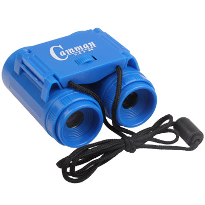 Children Pocket Binocle Binoculars 2.5 x 26 Field Glasses Outdoor Telescope Toy Gift for Hunting Climbing(Blue)