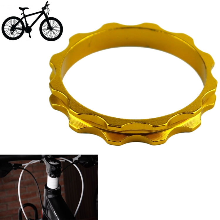 10mm Aluminum Bike Bicycle Toothed Headset Stem Spacer,