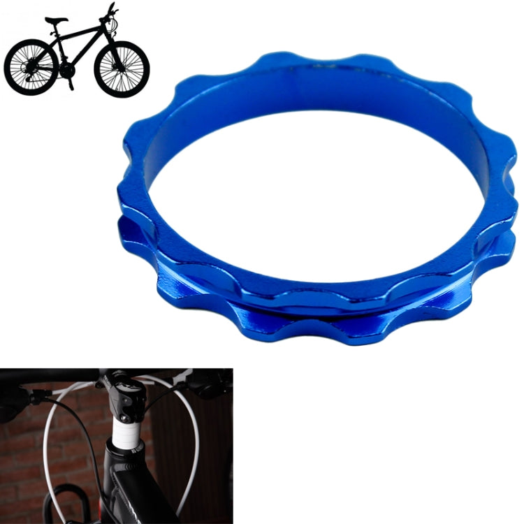 10mm Aluminum Bike Bicycle Toothed Headset Stem Spacer,