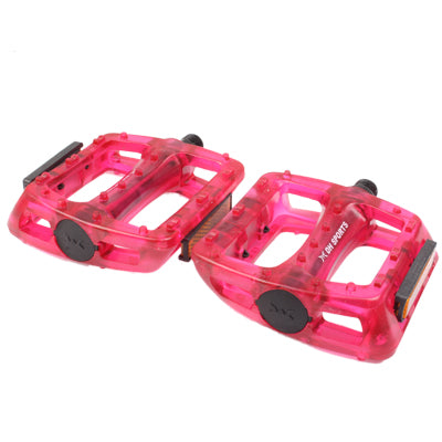 Transparent PC Bicycle Pedals (Random Color Delivery)