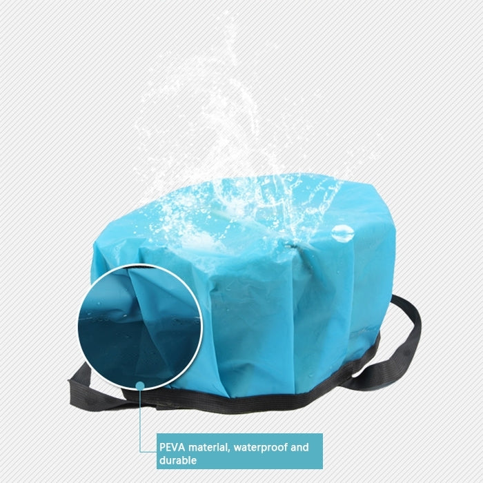 Portable Foldable Water Bucket Washbasin for Outdoor Camping Hiking, Size: 30cm x 30cm x 20cm