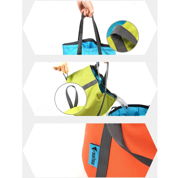 Portable Foldable Water Bucket Washbasin for Outdoor Camping Hiking, Size: 30cm x 30cm x 20cm