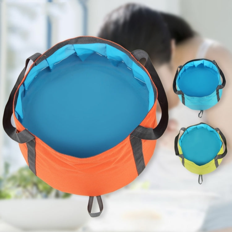 Portable Foldable Water Bucket Washbasin for Outdoor Camping Hiking, Size: 30cm x 30cm x 20cm