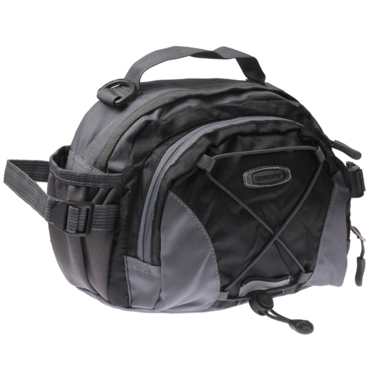 Multi-function Utility Messenger bag / Waist Bag / Handbag Pack Storage Mountaineering Bag for Outdoor Activities(Black)