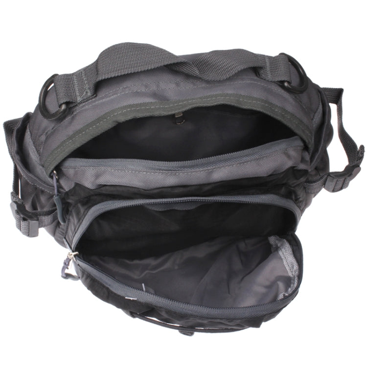 Multi-function Utility Messenger bag / Waist Bag / Handbag Pack Storage Mountaineering Bag for Outdoor Activities(Black)