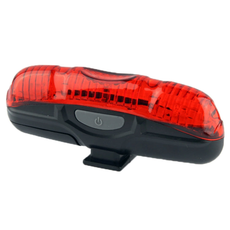 3-Mode 5-LED Bicycle Safety Mount Taillight (XJ-2212)(Red)