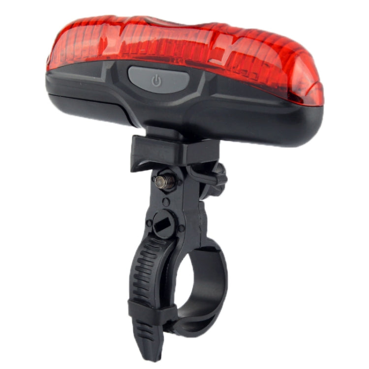 3-Mode 5-LED Bicycle Safety Mount Taillight (XJ-2212)(Red)
