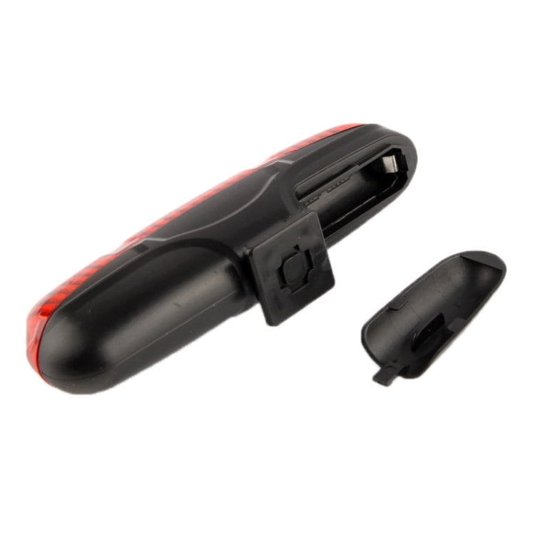 3-Mode 5-LED Bicycle Safety Mount Taillight (XJ-2212)(Red)