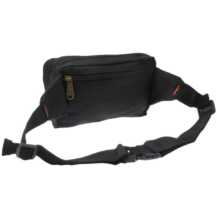 Multi Pocket Canvas Waist Bag