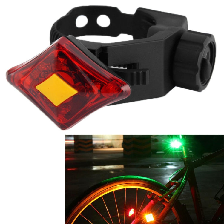 USB Rechargeable 3-Mode 2-LED Red Light Bicycle Taillight (GE-1)