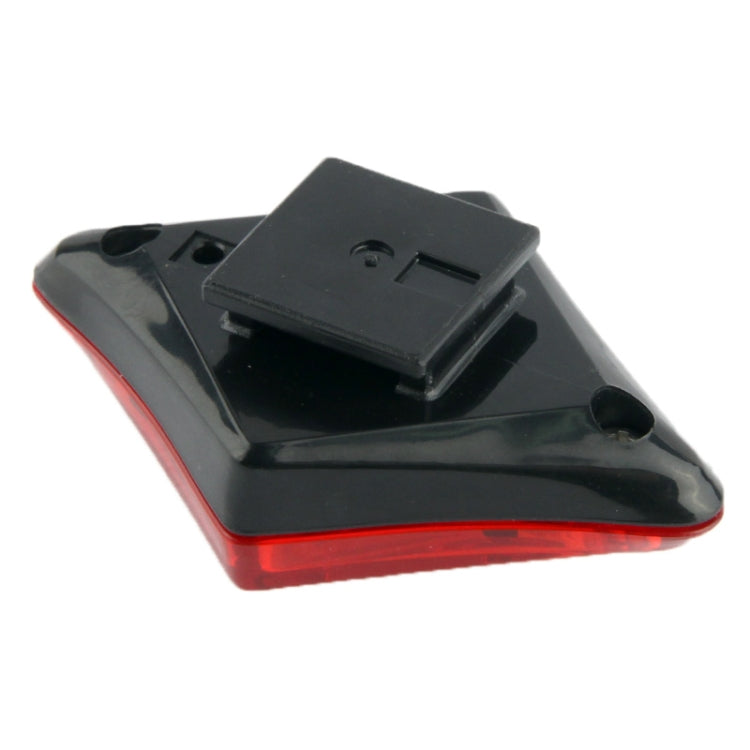USB Rechargeable 3-Mode 2-LED Red Light Bicycle Taillight (GE-1)