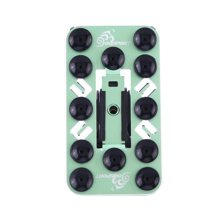 OQSPORT Multi-function Universal 360 Degree Rotatable Mobile Phone Bicycle Holder with Little Suckers(Green)