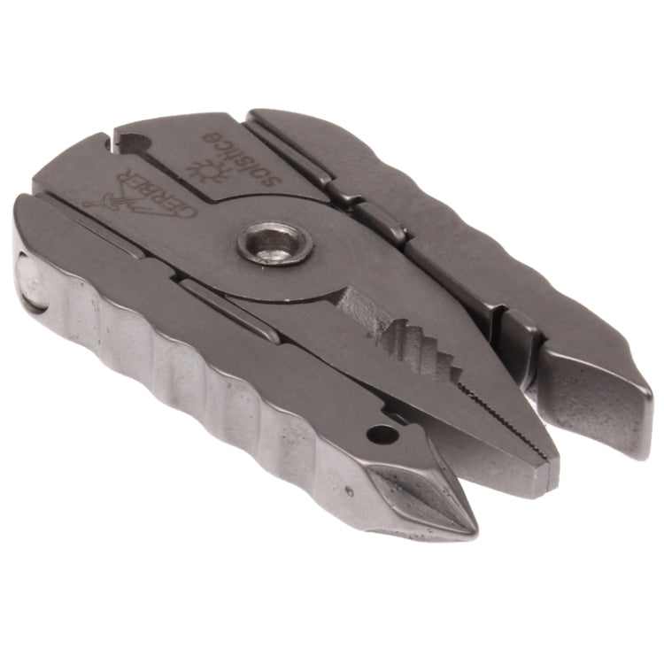 Mini Multi-functional Stainless Steel Powerful Pliers Tongs(Grey)