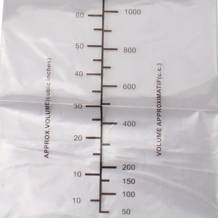 Transparent Emesis Bag Vomit Bag / Sickness Bag with Graduations(Transparent)