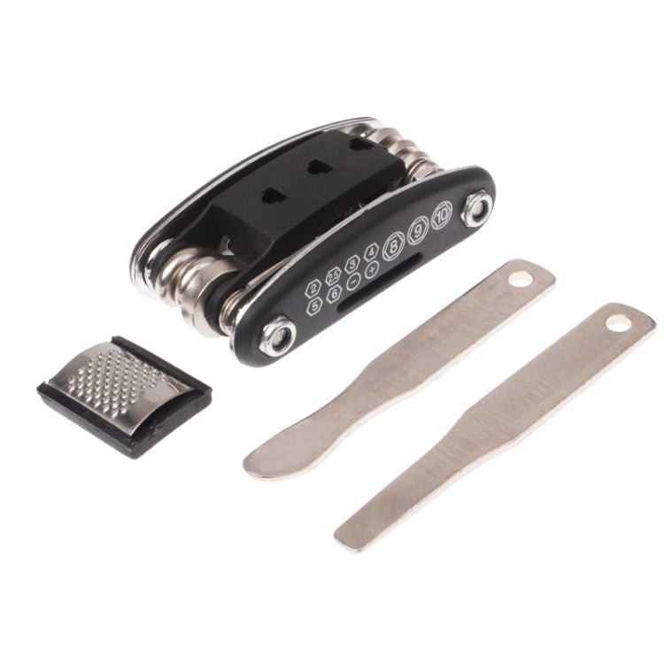 Hand Outdoor Bike Tire Repair Tool Kit Set(Black)