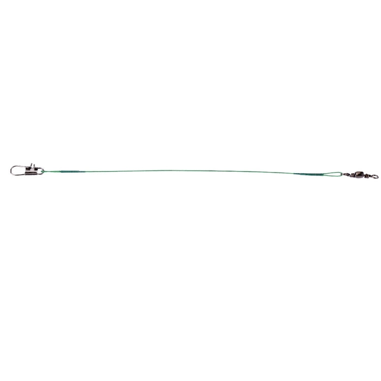60 PCS Lure Coated Leader black Wire Trace Pike Sea Fishing 15 / 20 / 25cm(Black)