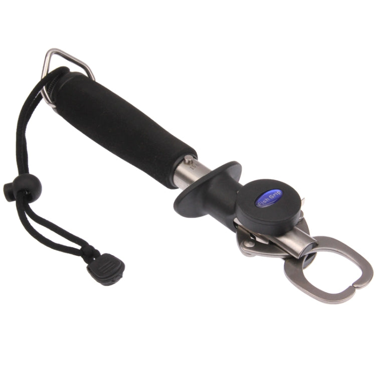 Stainless Steel Fish Grip with Scales & Ruler(Black)