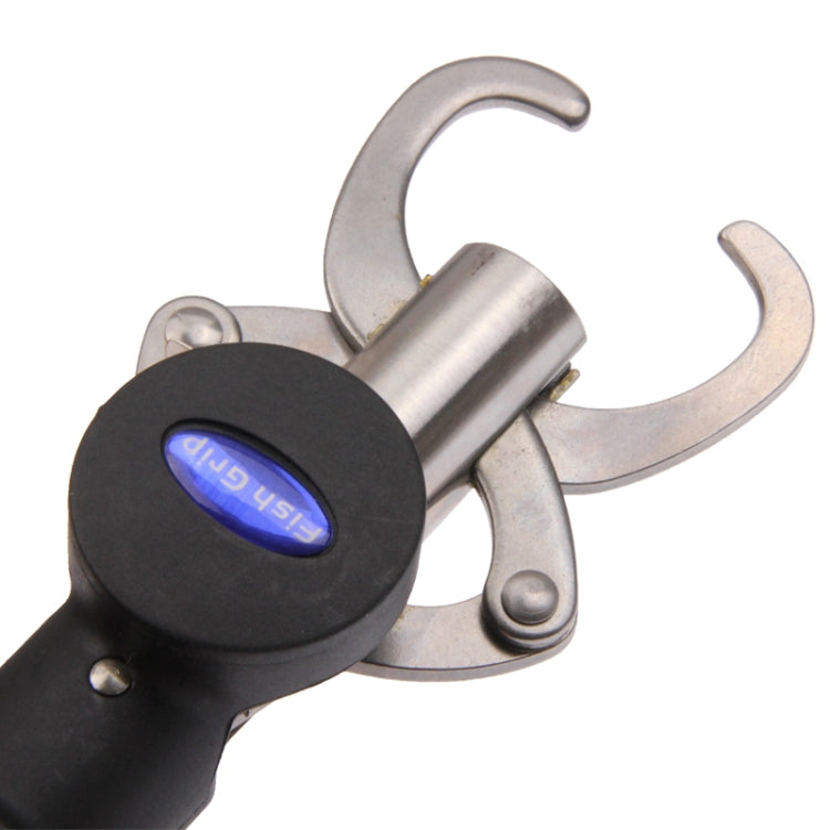 Stainless Steel Fish Grip with Scales & Ruler(Black)