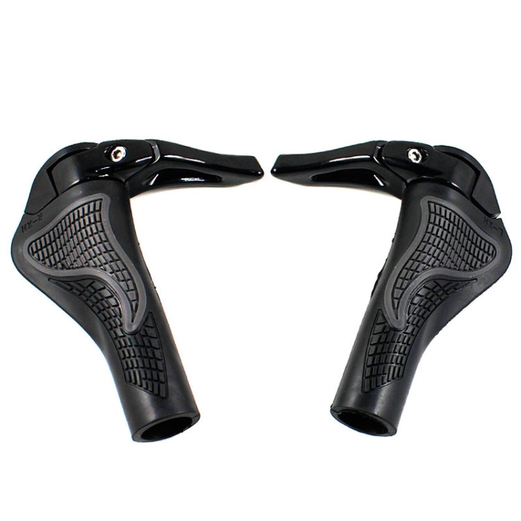 MTB Folding Bike Handlebar Rubber Grip & Aluminum Barend, Diameter: 22.2mm