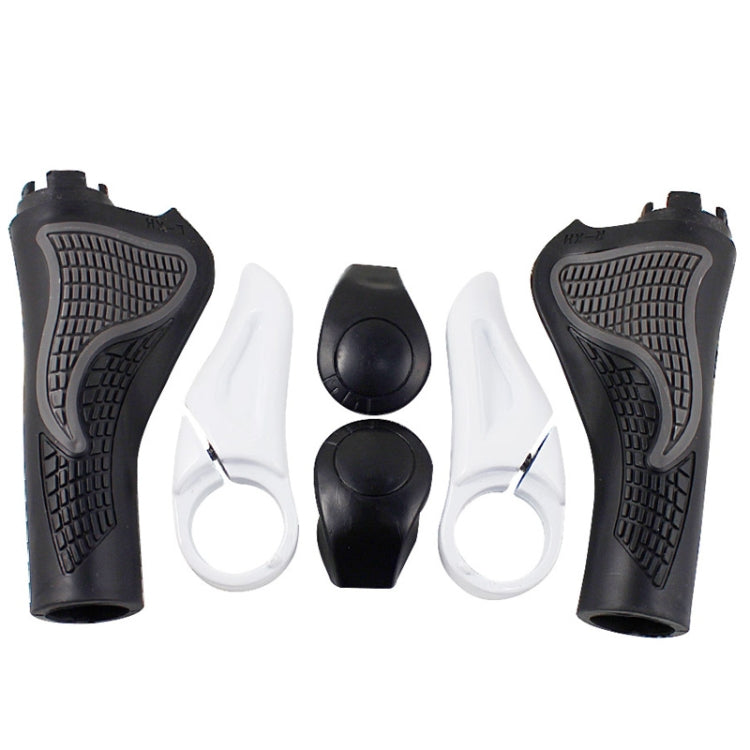 MTB Folding Bike Handlebar Rubber Grip & Aluminum Barend, Diameter: 22.2mm