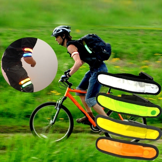 LED Flash Safety Reflective Strap Sports Wrist Belt