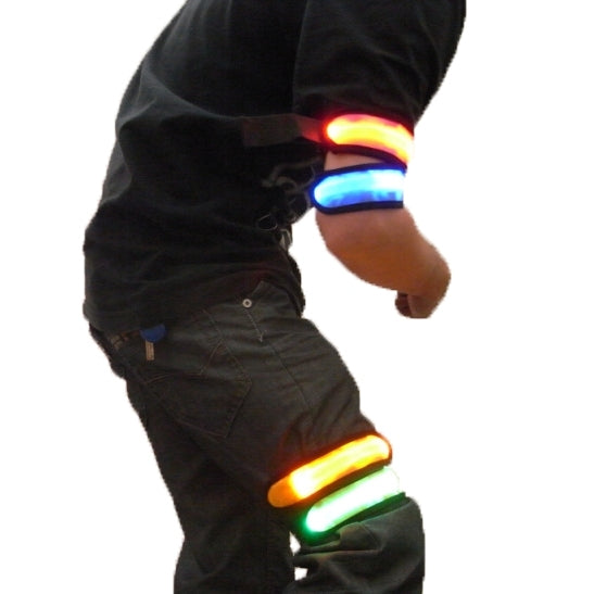 LED Flash Safety Reflective Strap Sports Wrist Belt