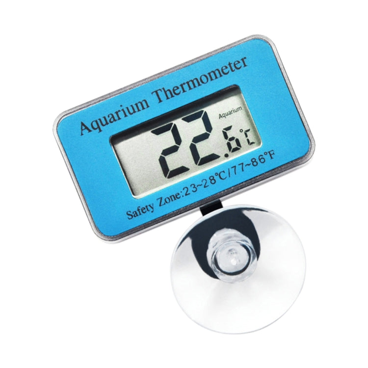 Digital Submersible Fish Tank Aquarium LCD Thermometer(Blue)
