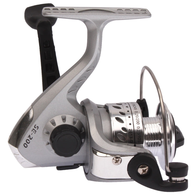 Ball Bearings Gear Ratio 5.1:1 Fishing Spinning Reel(Grey)