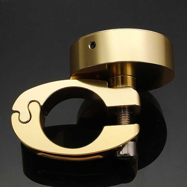 Universal Waterproof Motorcycle Motorbike Handlebar Mount Clock(Gold)