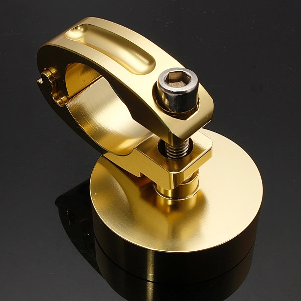 Universal Waterproof Motorcycle Motorbike Handlebar Mount Clock(Gold)